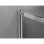 MEXEN - Exo sprchové dvere krídlové 50, transparent, chróm 817-050-000-01-00