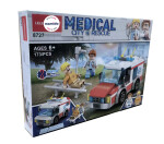 Mamido Mamido Stavebnica sanitky 173 dielikov Medical Rescue s figúrkami MT1126