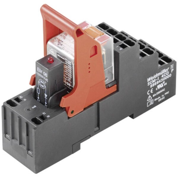 Weidmüller RCMKITP-I 230VAC 4CO LD reléový modul, 230 V/AC, 6 A, 4 prepínacie, 1 ks; 8921150000-1