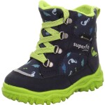 Chlapčenské zimné topánky HUSKY1 Blue/Light Green Gore-Tex, Superfit,1-006046-8000 - 24