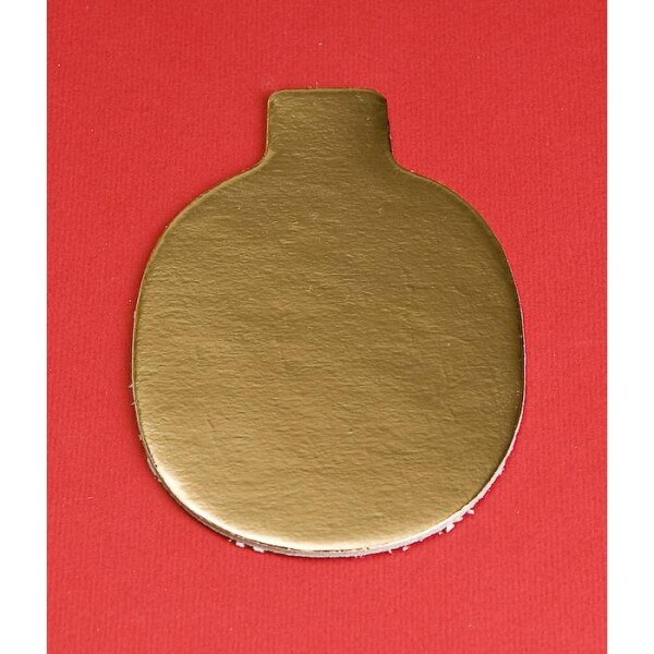 Podložka papier zlatá minidezert 10×6,5 cm (ovál) 200 ks - Monaco - Monaco