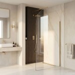 REA - Sprchová zástena Heaven Brush Gold 110 REA-K6683