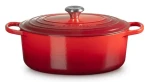 Le Creuset Signature Oválny hrniec s pokrievkou 31 cm červená (21178310602430)