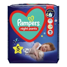 Pampers Night Pants 12-17 kg (22ks) / Plienkové nohavičky / Veľkosť 5 (12-17 kg) (8006540234730)
