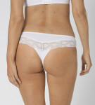 Dámske tangá Lovely Micro Brazilian String biela TRIUMPH WHITE