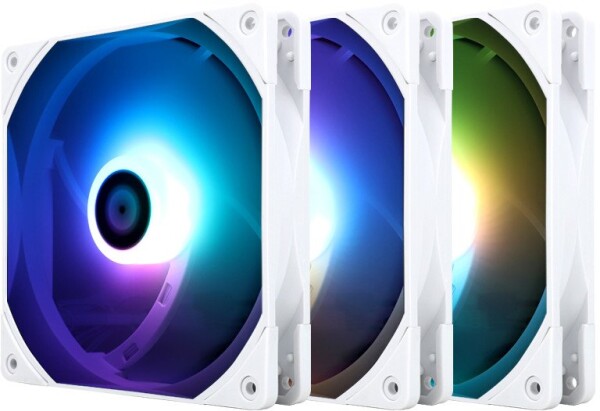 Thermalright Thermalright TL-C14W-S X3 PWM ARGB Baltas 3vnt. (140mm) (Juodi) Ventiliatoriai