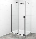 Sprchovací kút obdĺžnik 110x80 cm SAT Walk-In Xmotion SATBWIXM110STE80C
