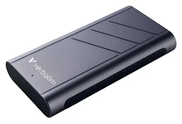 Verbatim TurboMetal SSD strieborná / Externý SSD disk / 2 TB / USB4 / R: 3700 MB/s / W: 3600 MB/s (32022)