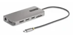 StarTech USB-C Multimonitor adaptér / Dokovacia stanica / HDMI / 2x DisplayPort / Ethernet / čítačka kariet (154B-USBC-MULTIPORT)
