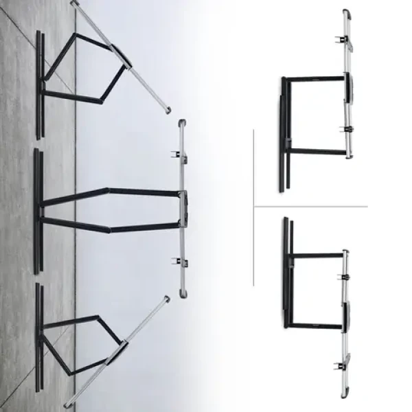StarTech / Montážna sada na stenu / pre plochý panel / kĺbová, 2 vertikálne úchyty / VESA 600x400 / do 45 kg / hliníková (65SAP2-TV-WALL-MOUNT)