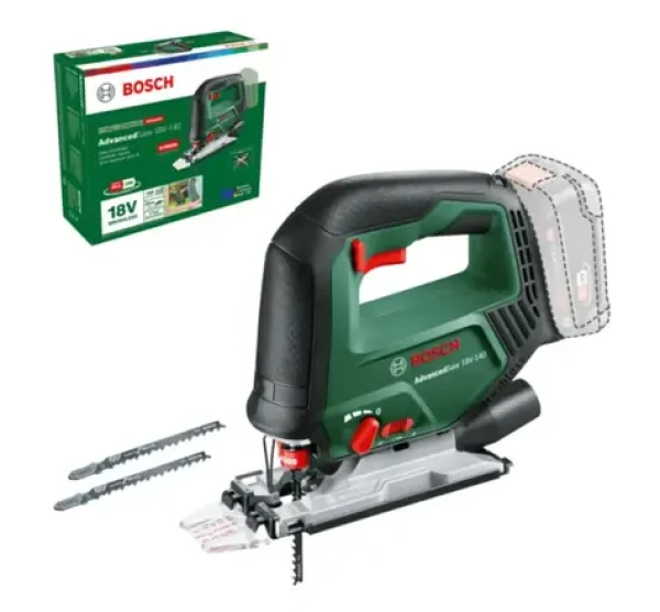 BOSCH AdvancedSaw 18V-140 - bez aku / akumulátorová priamočiara píla / 18V / bez batérie a nabíjačky (06015A1002)