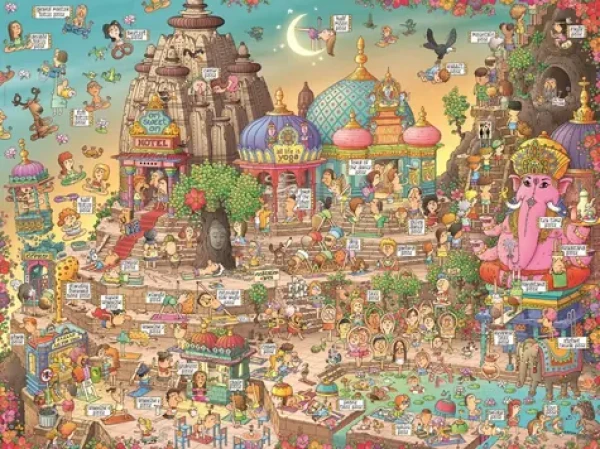 HEYE Puzzle Krajina jogy