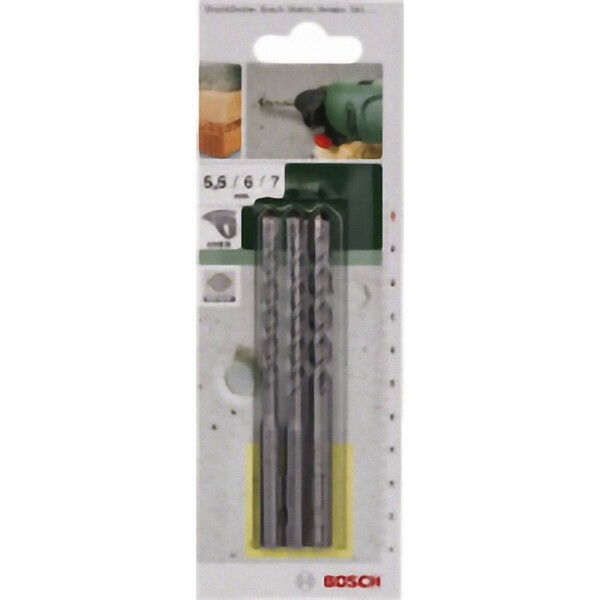 Bosch Accessories 2609256909 sada vrtákov do betónu 3-dielna 5.5 mm, 6 mm, 7 mm SDS quick 1 sada; 2609256909