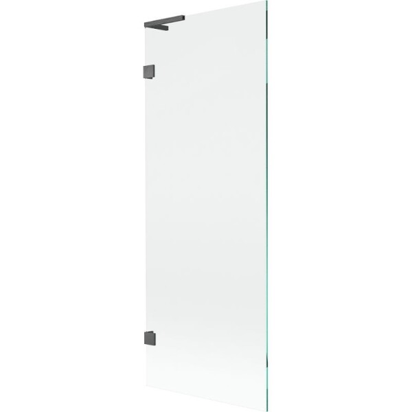 MEXEN/S - Lunar L vaňová zástena FIX 70 x 150, transparent, grafit kartáčovaná 897L-070-000-66-00