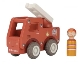 Little Dutch Hasičské auto drevené