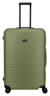 Veľký škrupinový kufor Titan Overseas L Forest green