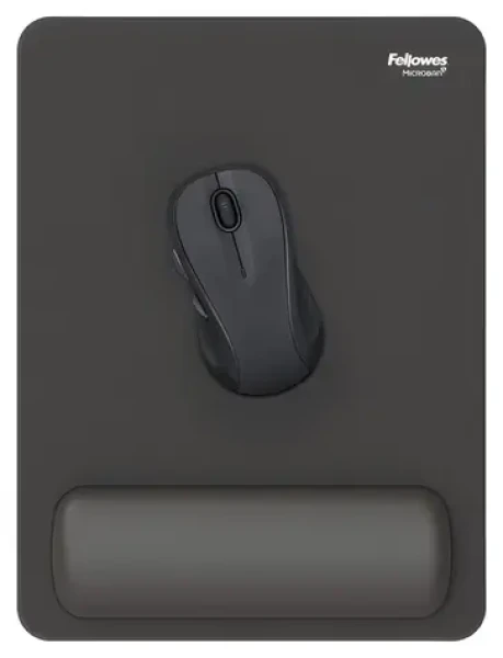 Fellowes BREYTA XL čierna / Podložka pod myš a zápästie / silikónová výplň / Microban / 280 × 210 mm