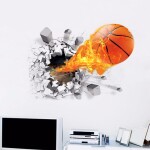 Veselá Stena Samolepka Basketbalová lopta