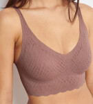 ZERO Feel Bliss Bralette - BROWN - hnedá 1141 - SLOGGI BROWN M