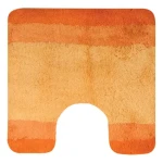 Spirella BALANCE oranžová / WC predložka / 55 x 55 cm / polyester / protišmyková
