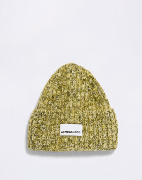 Armedangels Brushed Mouliné Knitted Beanie 3684 oatmilk-mosslace