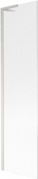 MEXEN/S - Next L vaňová zástena FIX 50 x 150, prúžky, nikel kartáčovaná 895-050-000-03-09-97