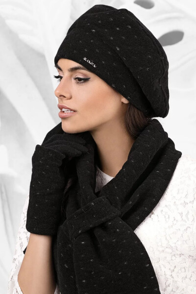 Dámska šatka 01 čierna - Kamea UNI černá