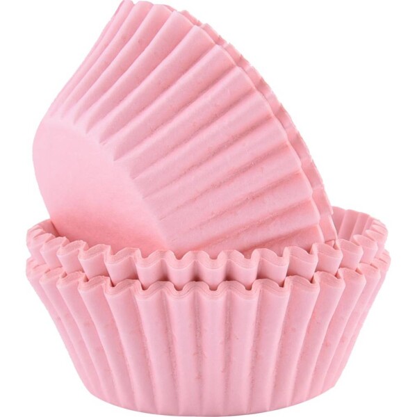 Košíčky na cupcakes, svetlo ružové 60 ks - PME - PME