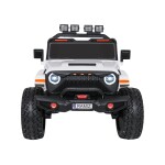 Mamido Elektrické autíčko Extreme Sport 4x4 s premenlivou veľkosťou bielej