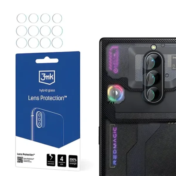 3mk Lens Protection pre Nubia Red Magic 8 Pro/8 Pro+/8s Pro / Ochranné sklo na fotoaparát / 4 ks
