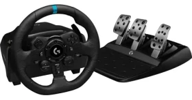 Logitech G923 PS4 čierna / Herný volant + pedále / pre PS5, PS4 a PC / Trueforce / USB 2.0 (941-000150)