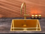 Reginox Nerezový drez Reginox New York 40x40, R35139, Gold Flax R35139