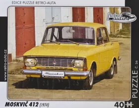 RETRO-AUTA Puzzle Moskvič 412 (1974)