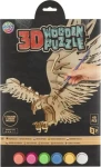 MOXY Drevené 3D vyfarbovacie puzzle Orol
