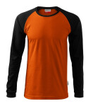 Street LS tričko unisex oranžové M