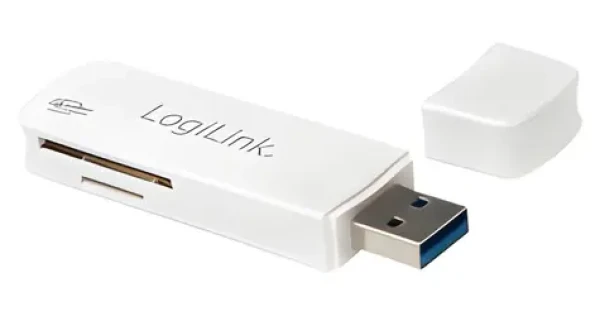 LogiLink CR0034A biela / Čítačka pamäťových kariet / USB 3.0 / SD/SDHC/SDXC/microSD (CR0034A)
