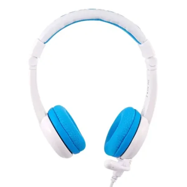 BuddyPhones School - modrá / Detské slúchadlá s mikrofónom / 3.5 mm jack / 1.4 m (BP-SCHOOLP-BLUE)