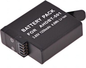 T6 Power Batéria pre GoPro Hero5 Black / AHDBT-501 / AABAT-001 / 1250mAh / čierna (VCGO0004)