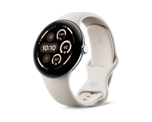 Google Pixel Watch 3 (45mm) WiFi biela / Chytré hodinky / 1.77 "AMOLED / BT 5.3 / 5ATM / Wi-Fi / BT (GA05736-DE)