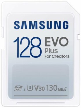 Samsung EVO PLUS SDXC 128GB / Class 10 / U1 / čítanie až 130MBs / vhodné pre 4K (MB-SC128K/EU)