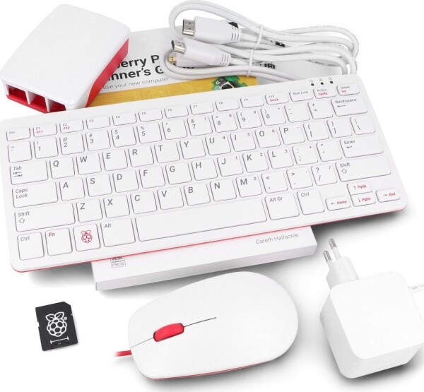 Raspberry Pi Raspberry Pi 5 Desktop Kit components & packaging, UK