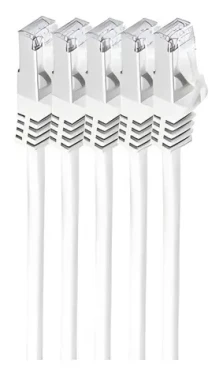 Shiverpeaks CAT7 S/FTP 0,25m biela / Patch kábel / RJ-45 / LSZH (BS75511-0.25W-SET5)