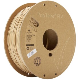 Polymaker 70909 PolyTerra vlákno pre 3D tlačiarne PLA plast Nižší obsah plastov 1.75 mm 1000 g orechovo hnedá 1 ks; 70909