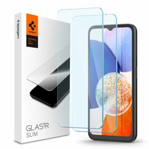 Spigen Glass tR Slim ochranné sklo pre Samsung Galaxy A14 5G/A14 LTE 2ks (AGL05971)