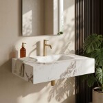 REA - Nástenné umývadlo Aresa Cold Jade 70 REA-U9974