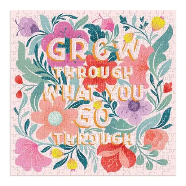 Galison Štvorcové puzzle Grow through what you go through