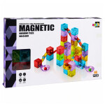 Mamido Magnetická stavebnica s guľôčkovou dráhou 60 dielikov