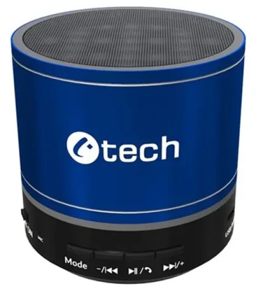 C-tech SPK-08L modrá / Prenosný reproduktor / 3 W / BT 5.0 (8595729901643)