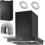 Berdsen Okap Kuchynský 60 cm Čierny Berdsen BT-217