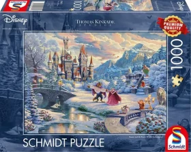 Schmidt Puzzle Disney: Kráska a zviera - Zimné kúzlo
